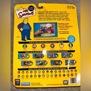 The Simpsons - all the star voices . Fat Tony figure.